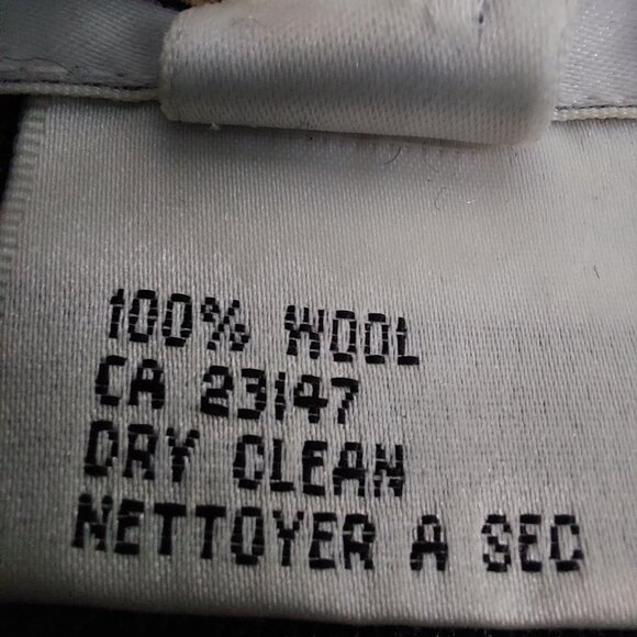 Talbots Men 100% Wool Grey Zip Sweater (Size S) - Picture 6 of 10